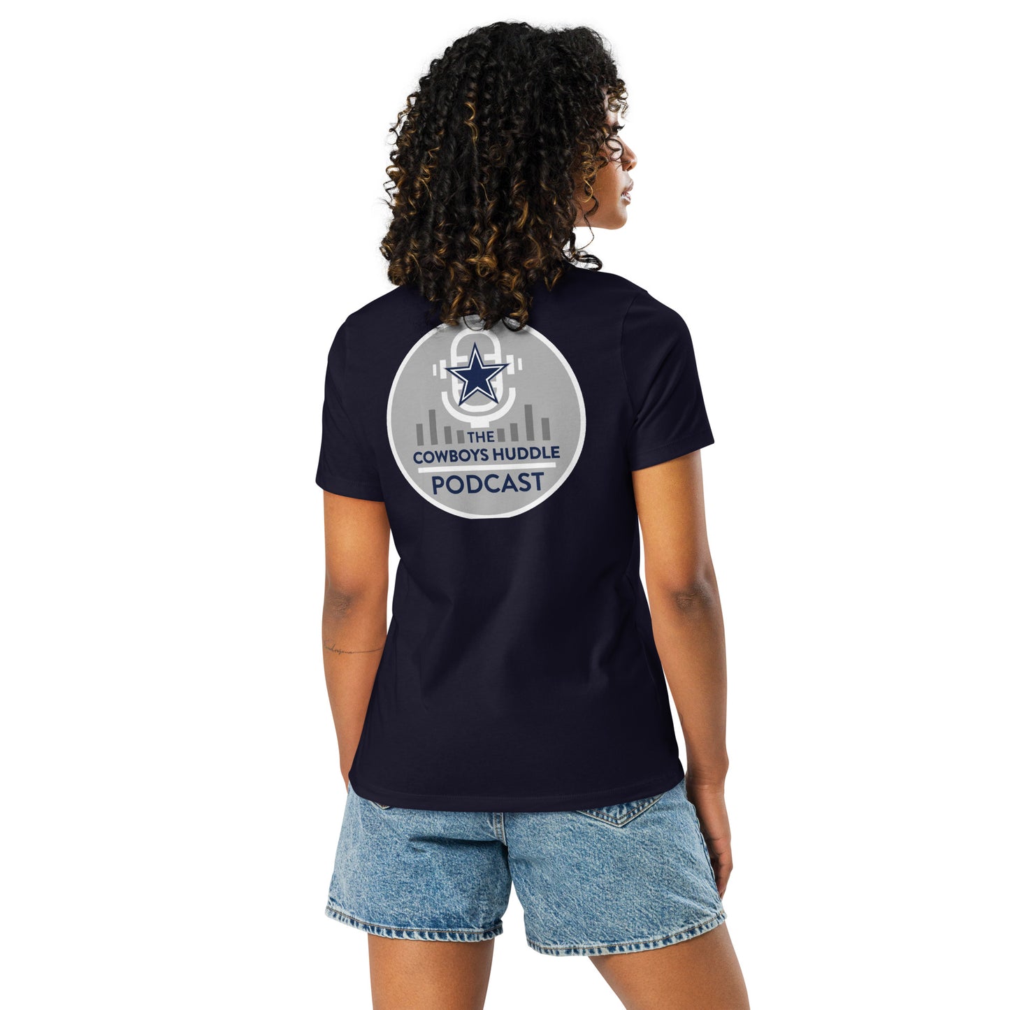 Cowboys Huddle Podcast Womens T Shirt