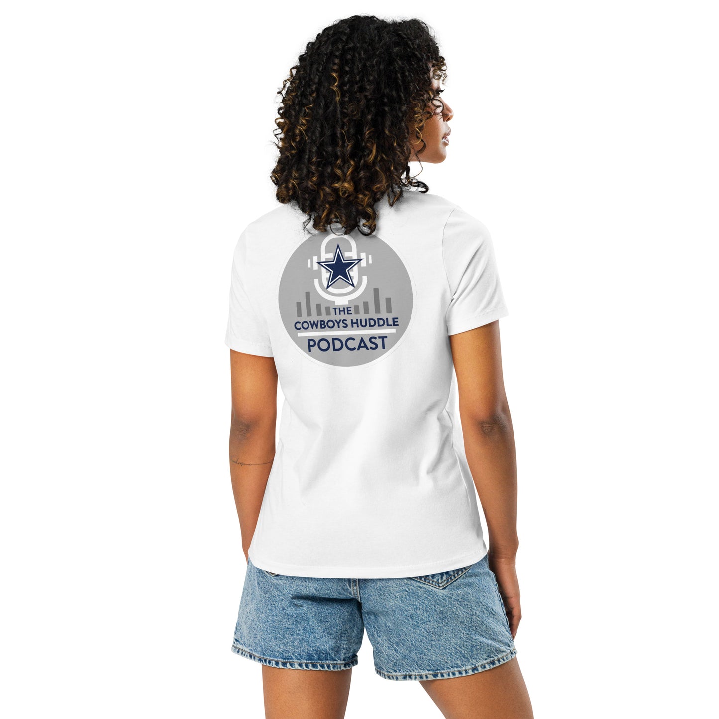 Cowboys Huddle Podcast Womens T Shirt